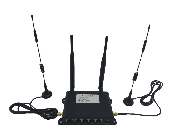 4G WIFI LAN роутер с выносными 4G антеннами и пятью Ethernet портами, 9531-RS10 