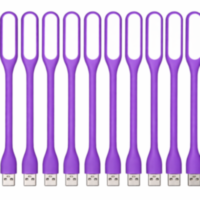 USB светильник гибкий LED для ноутбука, Фиолетовый