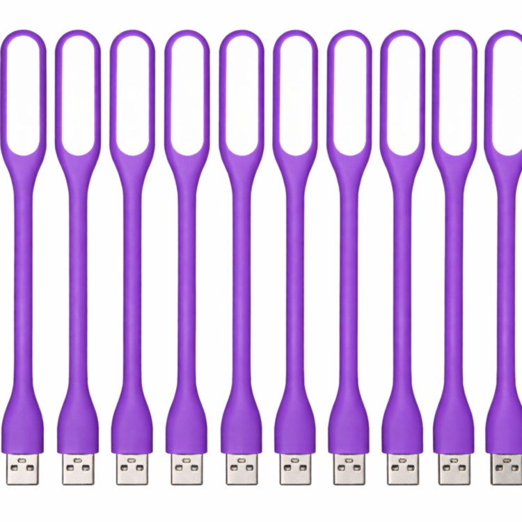 USB светильник гибкий LED для ноутбука, Фиолетовый