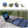 Портативная раскладная солнечная зарядная панель для мобильных устройств и ноутбуков, XD-SP18V40W  | фото 5