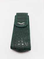 Чехол для Верту Vertu Signature S Design, Вертикальный Зеленый Крокодиловая кожа 