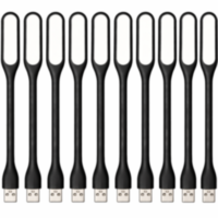 USB светильник гибкий LED для ноутбука, Черный