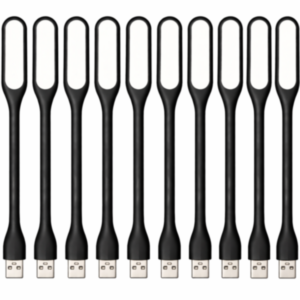 USB светильник гибкий LED для ноутбука, Черный