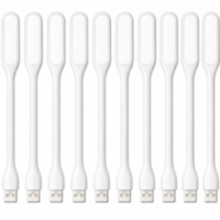 USB светильник гибкий LED для ноутбука, Белый