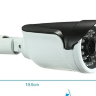 Вариофокальная аналоговая AHD 1.0MP камера видеонаблюдения уличного исполнения, AK-533-76VF | Фото 4