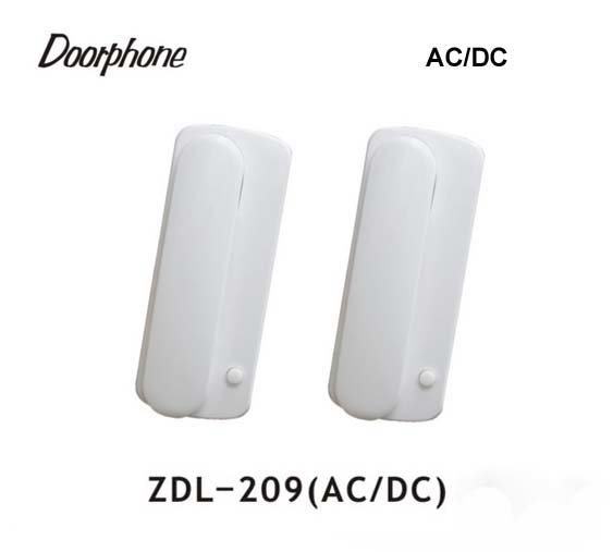 Проводной аудиодомофон из двух трубок для двусторонней внутренней связи, модель ZDL-209(AC/DC)