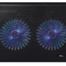 Охлаждающая подставка для ноутбука с двумя кулерами и голубой подсветкой, ID844TR l Фото 2