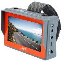 Портативный AHD+CVBS тестер видеосигнала с камер видеонаблюдения, JSK-4300A