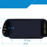 Зеркало заднего вида – 7” монитор + USB + SD + Bluetooth с поддержкой камеры заднего вида, модель TS-837P5+BT l Фото 6