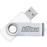  USB флешка пластиковая для брендирования, с металлическим язычком, 16GB (Белая) | фото 2
