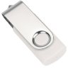 USB флешка пластиковая для брендирования, с металлическим язычком, 16GB (Белая) | фото 5