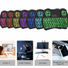 Беспроводная мини клавиатура с тачпадом и разноцветной подсветкой для Android приставок, Смарт телевизоров, i9 Plus Mini | фото 4