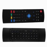 Универсальный пульт Air Mouse с функцией голосового управления, с клавиатурой и программируемыми кнопками для управления телевизором, MX3-V-Universal