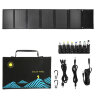 100W Портативная раскладная солнечная зарядная панель с набором кабелей и переходников для смартфонов, ноутбуков и других гаджетов, W100N | фото 8